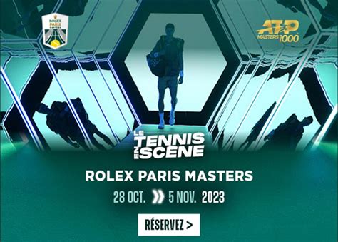 billeterie rolex master paris|Rolex Paris masters 1000.